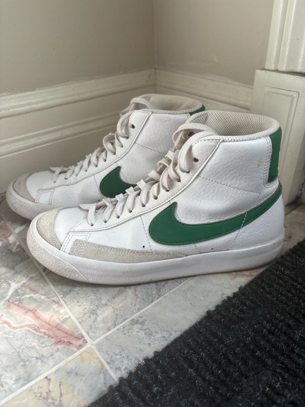 Green Nike Blazers